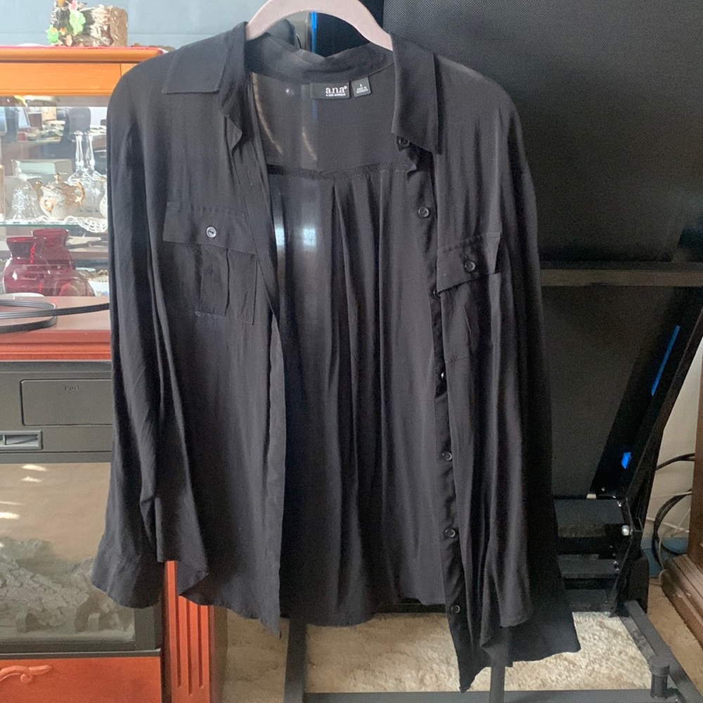 a.n.a black blouse.